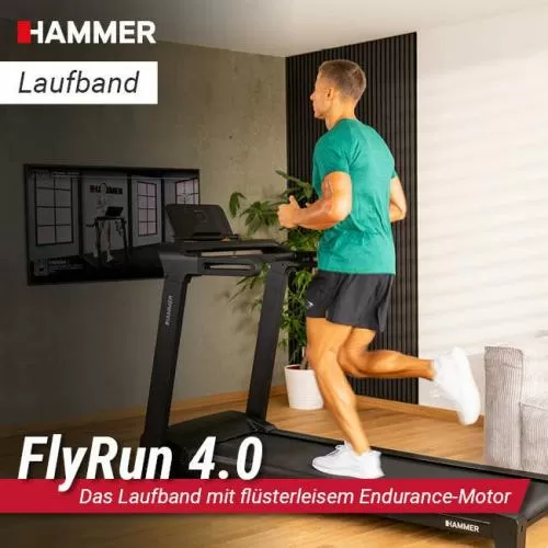 Hammer FlyRun 4.0 Laufband - schwarz